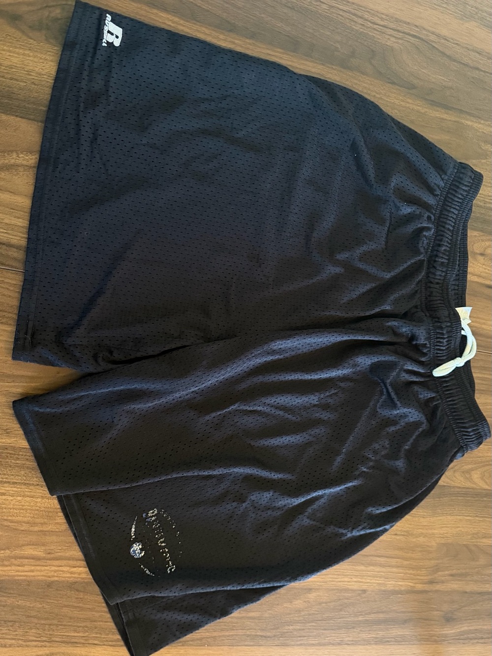 Russell Athletic Black Men's Mesh Athletic Shorts